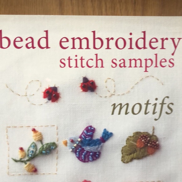 Office Bead Embroidery Stitch Samples Motifs Collector Yasuko Endo
